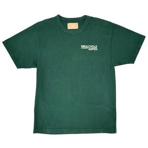 Madhappy x Soulcycle Limited Edition Aspen Colorado Dark Green T-Shirt Tee sz M